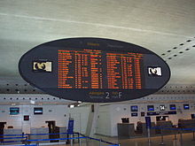 LED FIDS i Charles De Gaulle Lufthavn