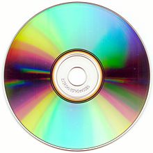 Il lato di lettura di un compact disc