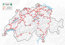 Switzerland's expressway network