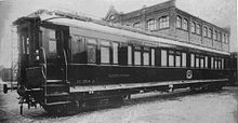 CIWL sleeping car 1764A, delivered by MAN in 1908