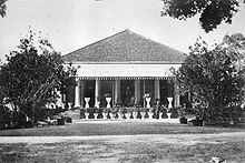 Het huis van de Resident van Timor in het begin van de 20e eeuw.