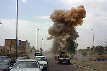 A car bomb attack in southern Iraq