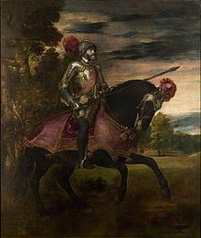 Emperor Charles V after the Battle of Mühlberg, painting by Titian from 1548