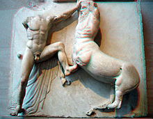 Kentaur z frontonu Parthenonu  