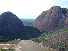 Cerros de Mavecure, departement Guainía, Kolumbie  