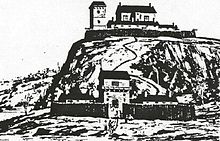 Sketch of Charlesbourg-Royal from the year 1542