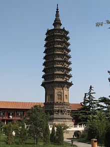 Pagoda in Linji Monastery of Zhengding