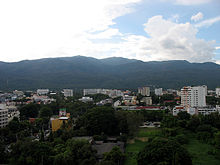 View of Doi Pui and Doi Suthep