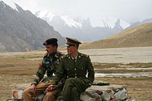Kunjirap Pass, border between China and Pakistan, 2007