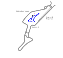 Nürburgring kart track from 1984 to 2001