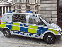 Vehicul al poliției din orașul Londra