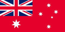 Australská červená vlajka  