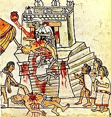 Sacrifícios astecas, Codex Mendoza.
