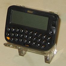 BlackBerry este un exemplu clasic de PDA.  