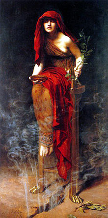 Oracle of Delphi terkenal karena memberikan nasihat yang ambigu dalam keadaan seperti kesurupan