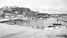 The port of Corfu in 1890