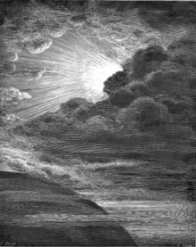 "Creația luminii" de Gustave Doré