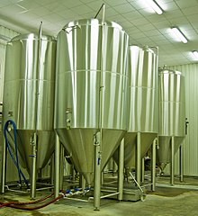 Tanques de fermentação de cervejas