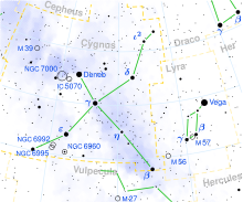 NML Cygni befindet sich im Sternbild Cygnus.