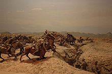 Diorama de la batalla de Magdhaba  