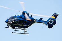 Police helicopter in use for the Federal Police (Border Guard)
