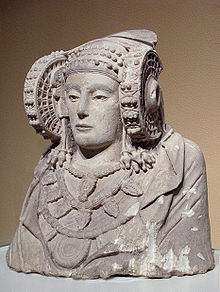 The Lady of Elx discovered in 1897 in La Alcudia southwest of Alicante, Museu Arqueológic Nacional de Madrid
