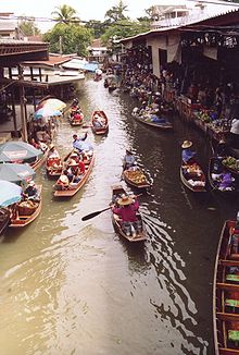 Mercado flotante de Damoen Saduak