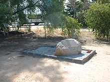 Mad Dan Morgans grav på kyrkogården i Wangaratta  