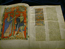 The Naturalis historia of the elder Pliny in a richly illustrated edition of the 13th century