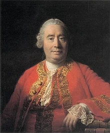 Pittura di David Hume di Allan Ramsey. L'immagine è nella Scottish National Portrait Gallery