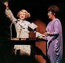 Bette Davis together with Elizabeth Taylor (1981)