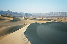 Death Valley's sandklitter  