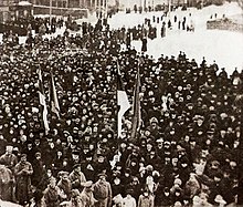 At the Declaration of Independence in Pärnu on 23 February 1918.
