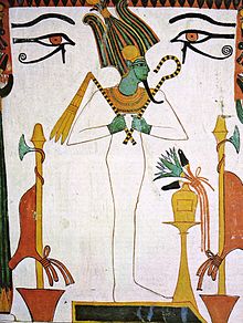 Osiris in the tomb of Sennedjem