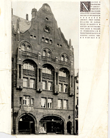 Deutsche Bauzeitung 1904 House of the Beckh Brothers Brewery at Marktplatz 4 in Pforzheim