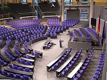 Plenary hall of the German Bundestag