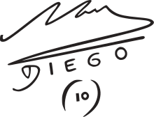 Maradona signature