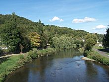 Floden Sauer rinner genom Diekirch