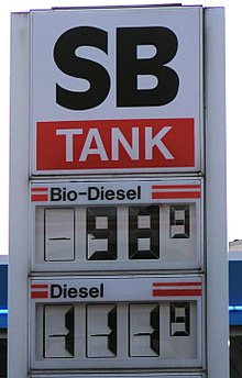 В некоторых странах биодизель стоит дешевле обычного дизельного топлива