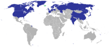 Countries with diplomatic missions in Iceland