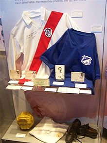 Memorabilia of Di Stéfano in the museum of Real Madrid