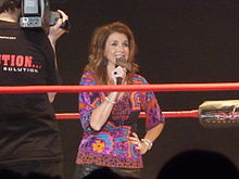 Dixie Carter, former president of TNA (2002-2016).