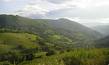 Landscape in the southwestern part of Bosnia (near Donji Vakuf)
