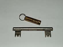 Berlin key with holder