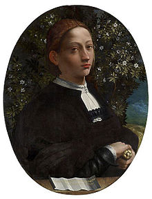 Mogelijk portret van Lucrezia Borgia, vermoedelijk van Dosso Dossi  