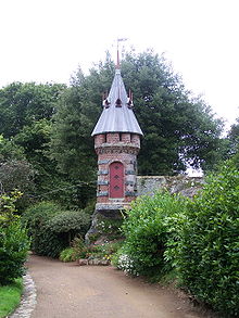 The pigeon tower on the grounds of the seigneurie - a symbol of the seigneur's right to breed pigeons