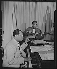 Duke Ellington bij de Hurricane Ballroom...