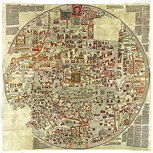 On the Ebstorf world map from the High Middle Ages, which does not so much depict the physical geography of the world as world history, Paradise is marked in the north-east as a walled area.
