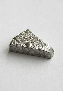 A piece of high purity iron with 99.97% purity