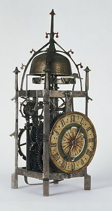 Early iron clock
